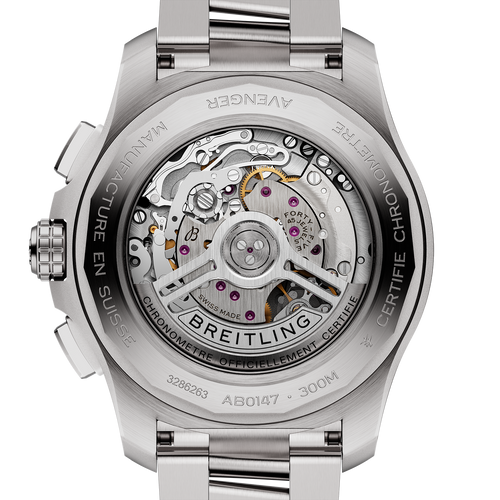 Breitling Avenger B01 Chronograph 44mm Watch with Beige Dial