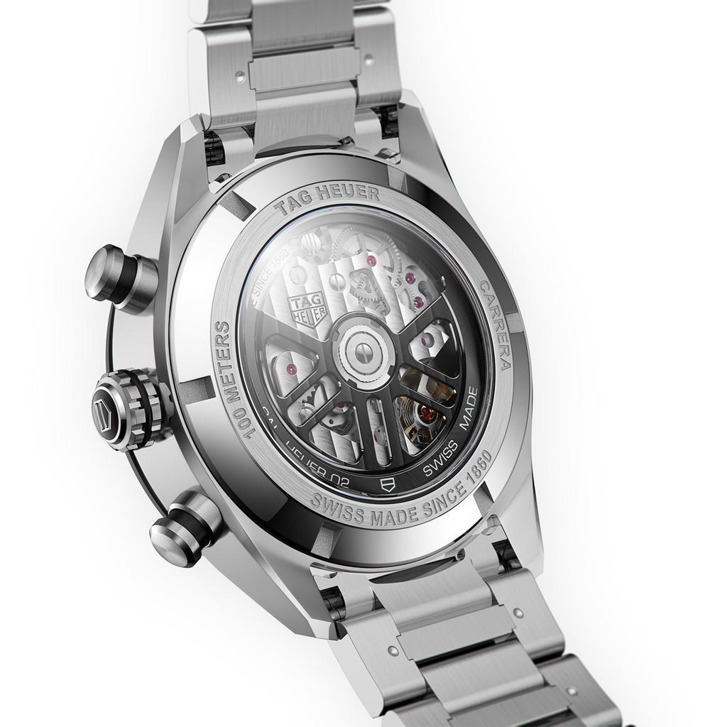 TAG Heuer Carrera Men's Automatic Sport Chronograph 44mm Black Dial Watch