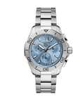 TAG Heuer Aquaracer Professional 200 Date Watch with Light Blue Dial