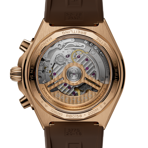 Breitling Chronomat B01 Chronograph 42 Watch with Chocolate Panda Dial