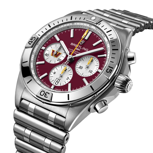 Breitling Chronomat B01 42 NFL Washington Commanders Edition with Stainless Steel Bracelet