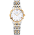 OMEGA De Ville Prestige, 27.50mm with Stainless Steel and Yellow Gold Bracelet