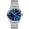 TAG Heuer Carrera Calibre 7 Twin Time Automatic Men's Blue Dial Watch, 41mm