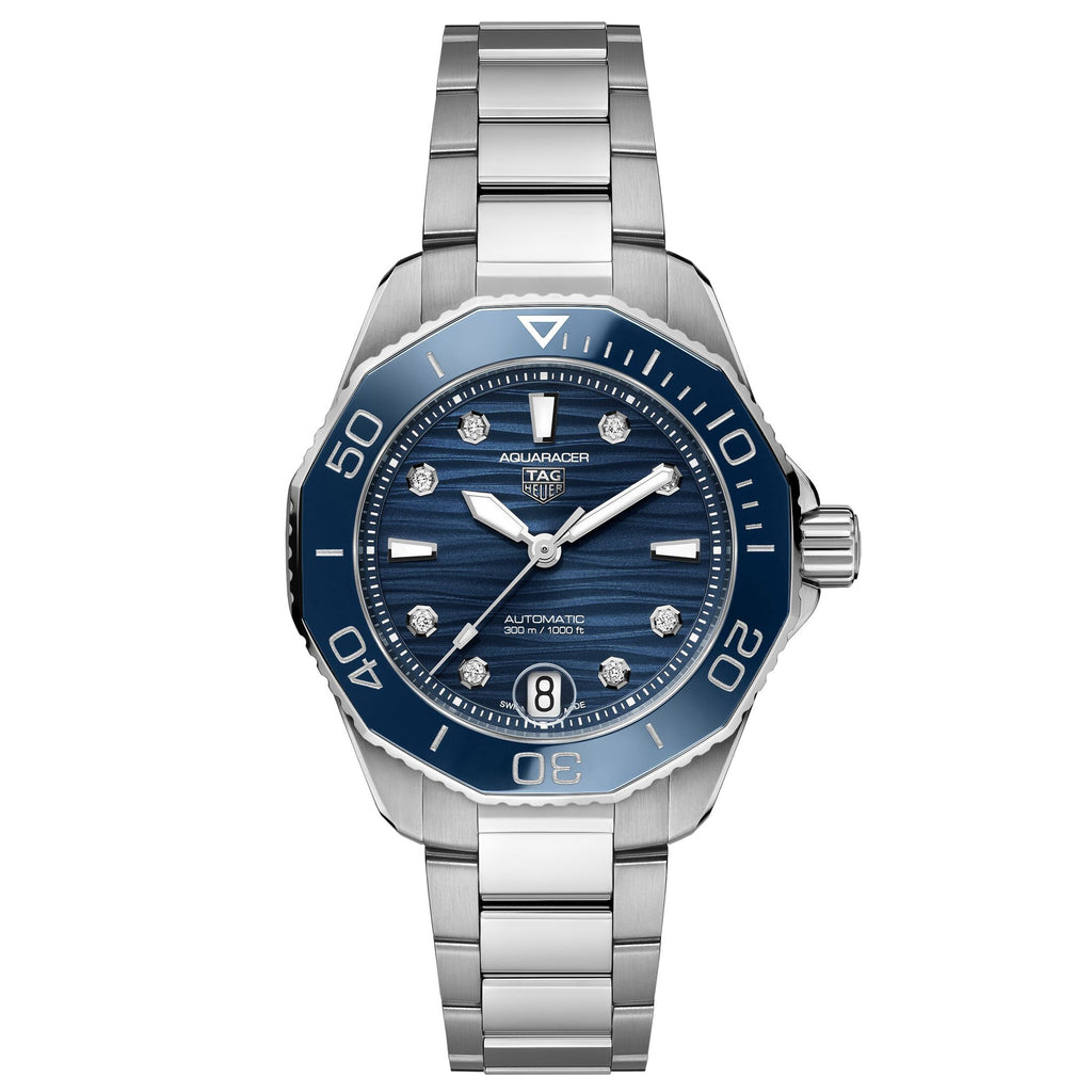 TAG Heuer Ladies' Aquaracer Professional 300, 36mm with Blue Diamond Dial