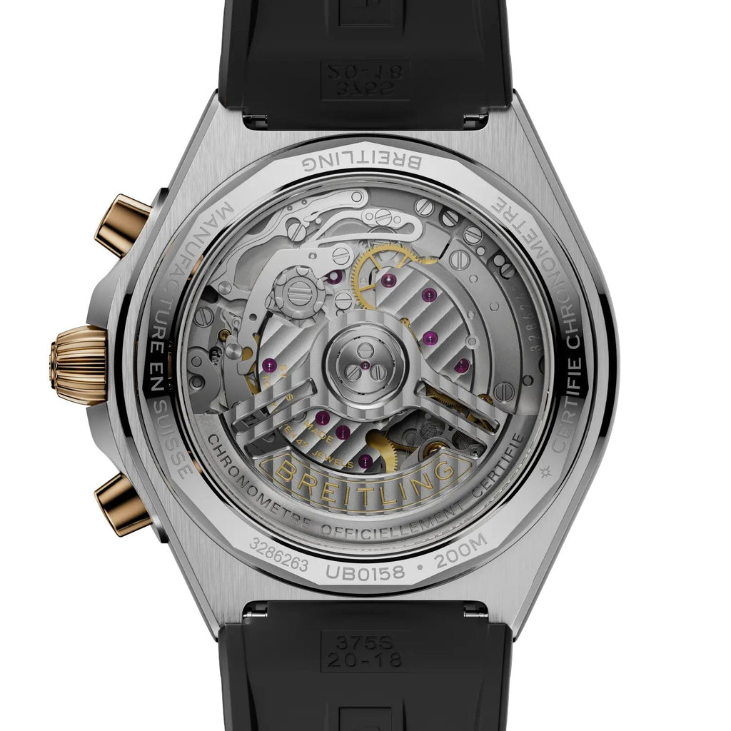 Breitling Chronomat B01 Chronograph 42 Watch with Gray Panda Dial